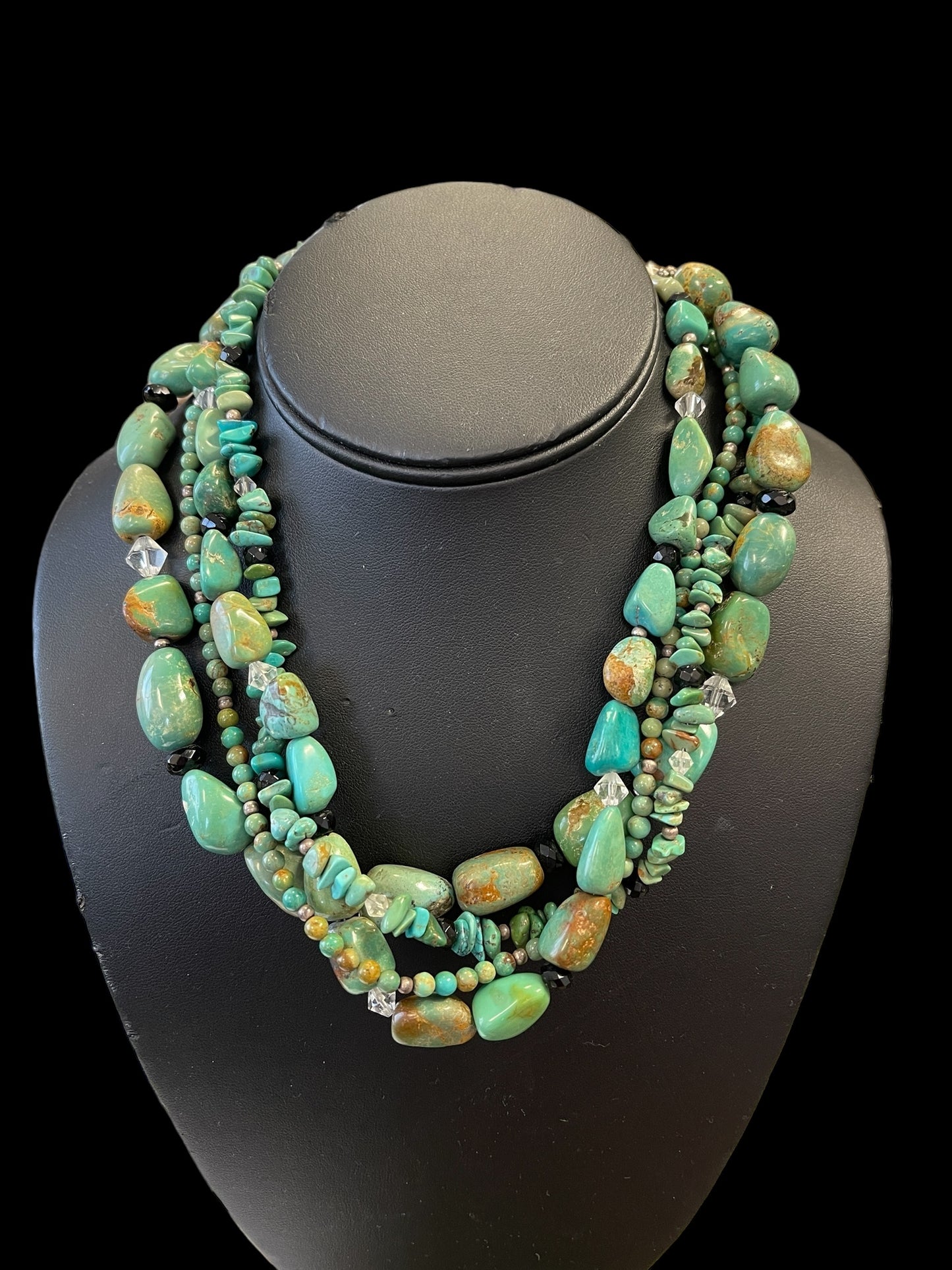 Turquoise 4 Strand Choker