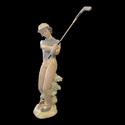 Nao by Lladro Female Golfer Figurine