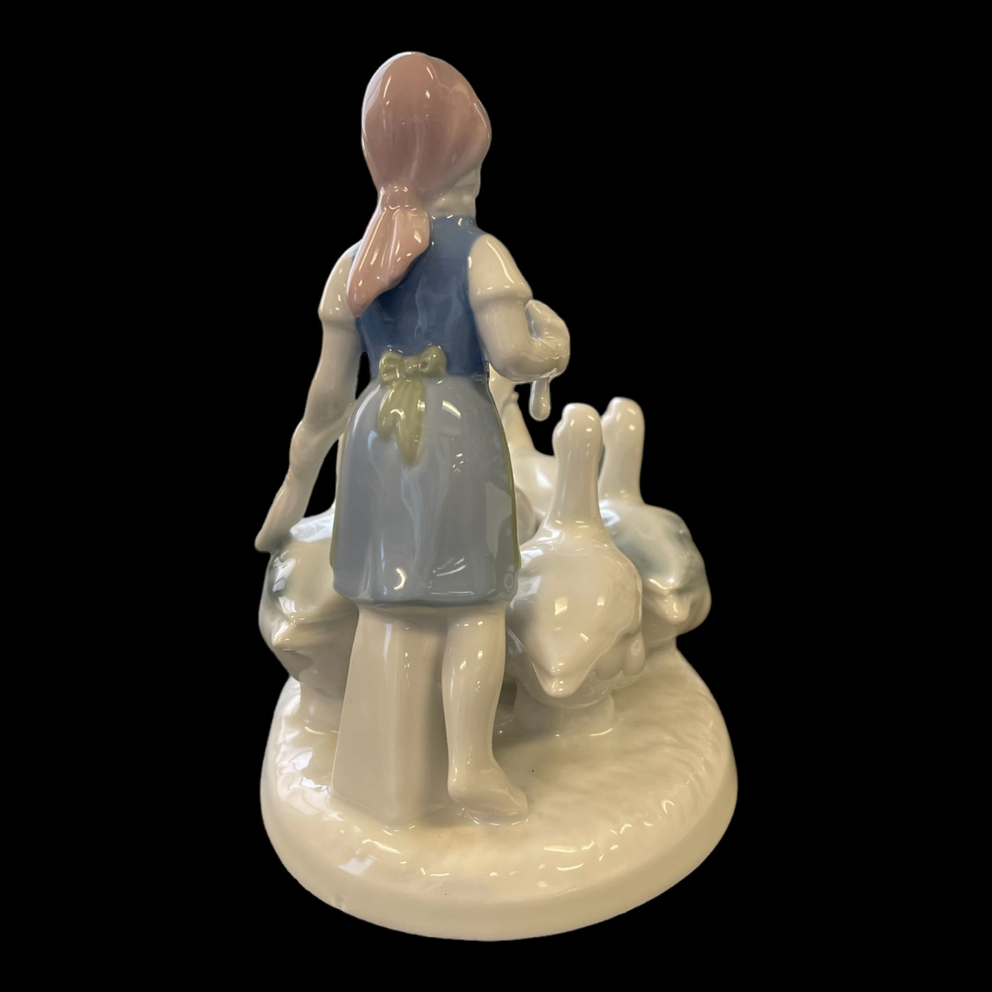 Gerold Porcelain Girl Herding Geese #4902