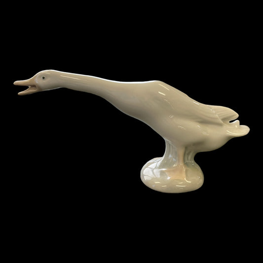 Lladro Honking Goose Figurine