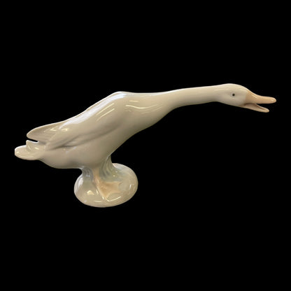 Lladro Honking Goose Figurine