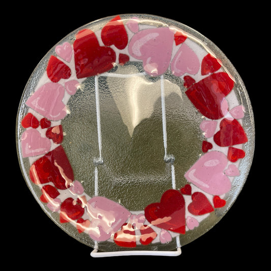 Peggy Karr 11 Inch Hearts Plate