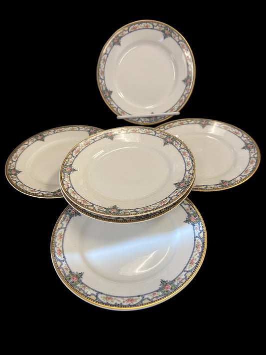 Theodore Haviland Pattern Troy Salad Plates Set of 6