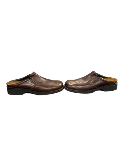 Noat Walnut Brown 2240 Hustle Mule Shoe Size 42