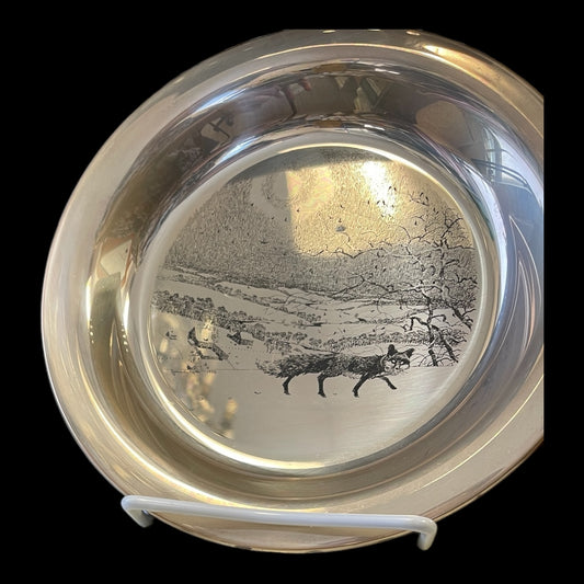 James Wyeth Winter Fox Presentation Plate #16262