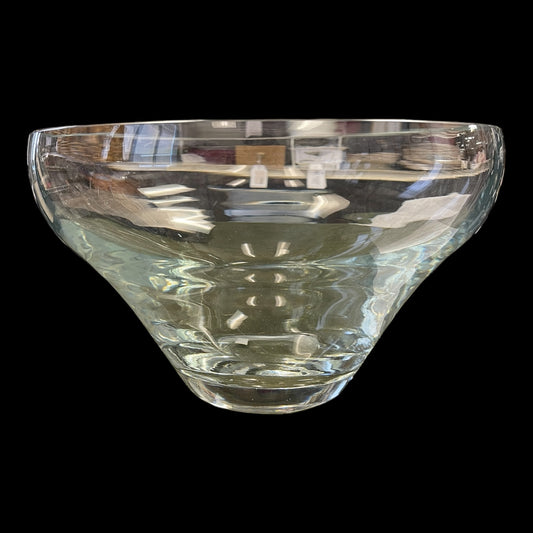 Contemporary Glass Punch Bowl