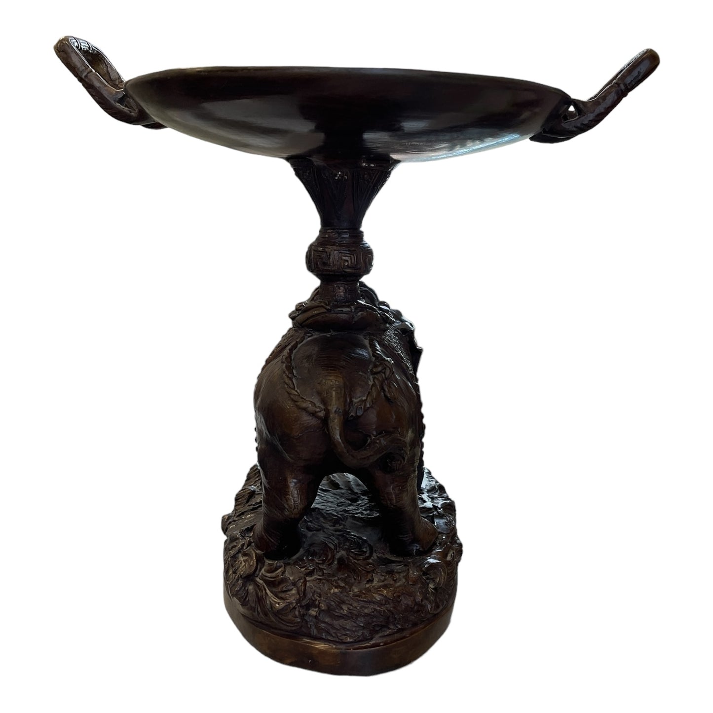 Maitland Smith Bronze Elephant with Tray