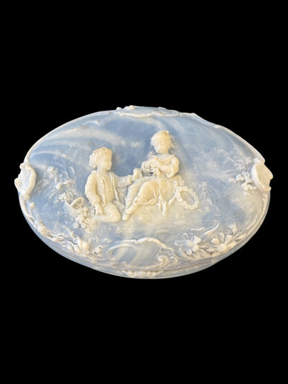 Incolay Stone Cameo Box