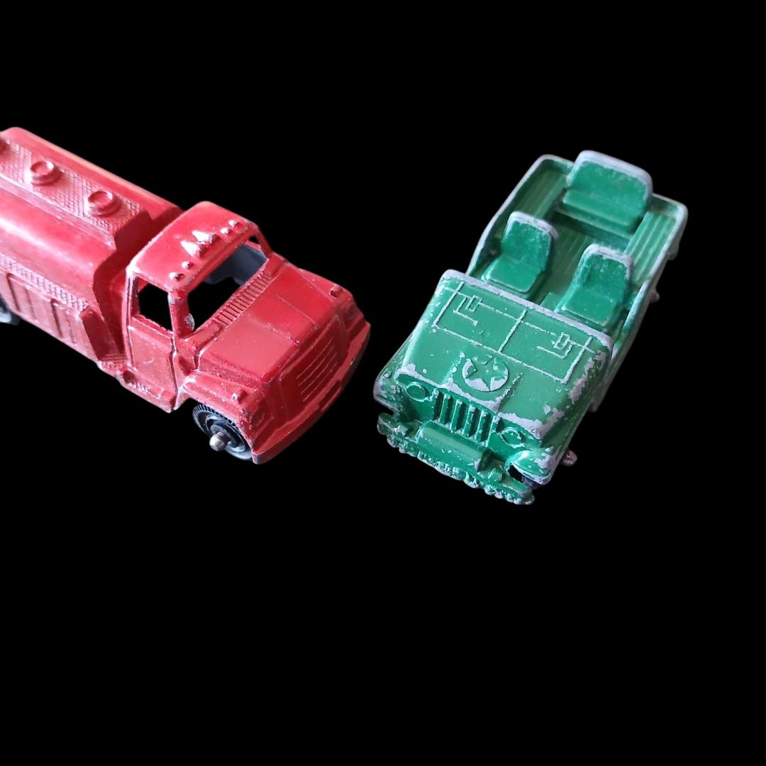 Set of 2 Tootsie Toy Trucks