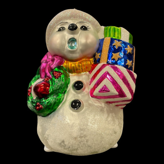 Christopher Radko Frosty Tenor Snowman Ornament