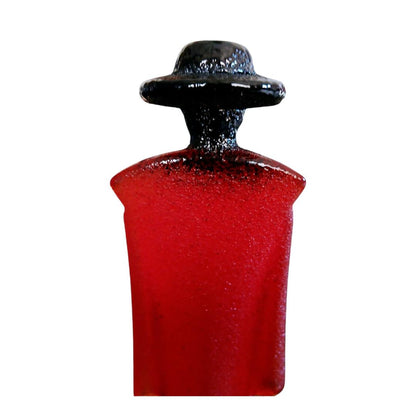 Kosta Boda Art Glass Man in Red Trenchcoat