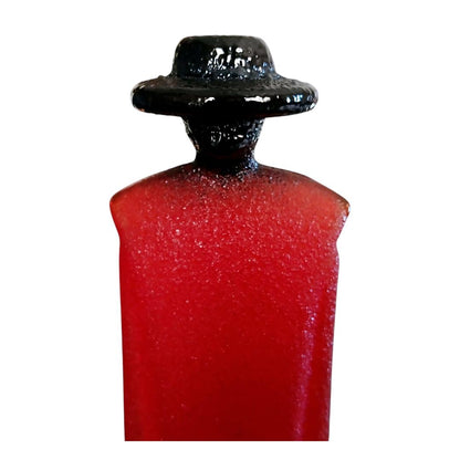 Kosta Boda Art Glass Man in Red Trenchcoat