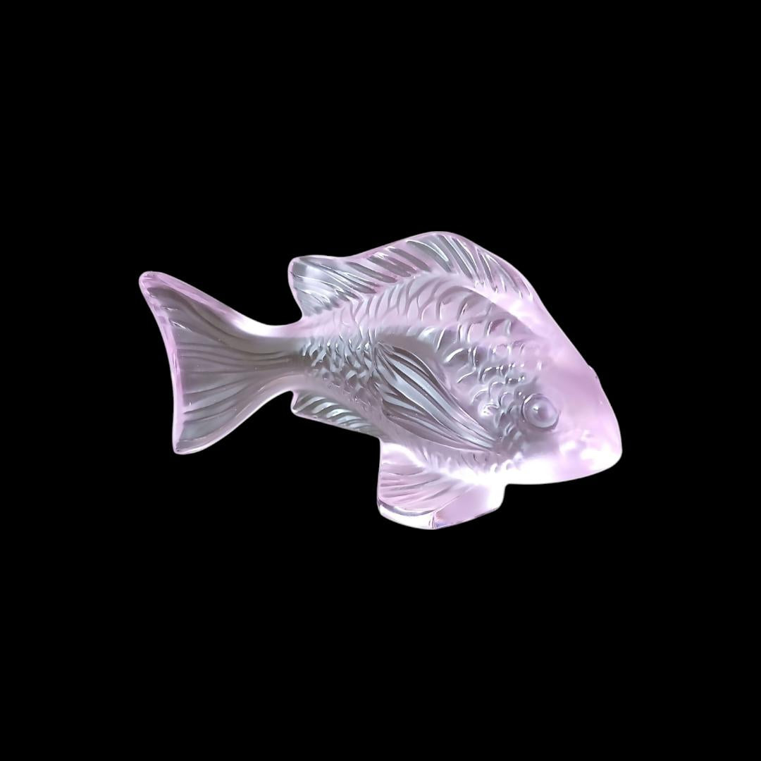 Lalique Pink Damsel Fish