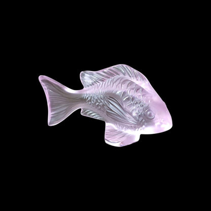 Lalique Pink Damsel Fish