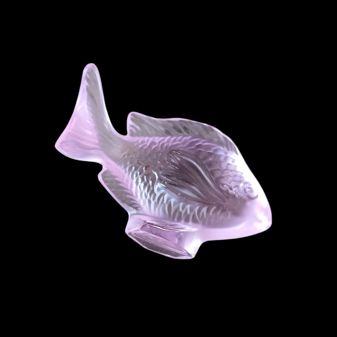 Lalique Pink Damsel Fish