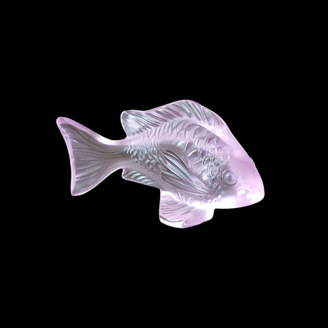 Lalique Pink Damsel Fish
