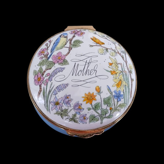 Crummles and Co Enamel Trinket Box "Mother"
