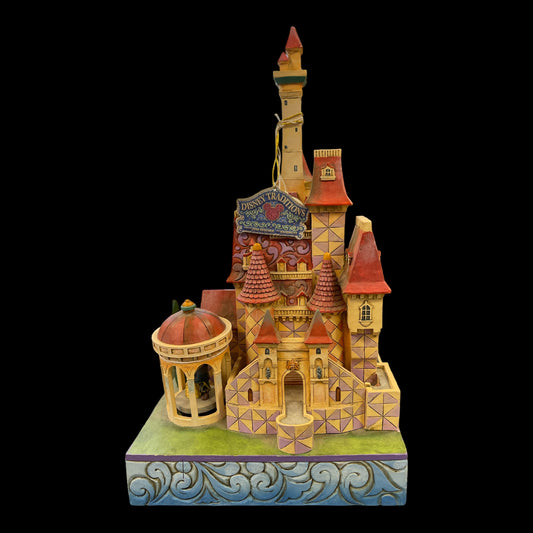 Beauty and The Beast Castle Music Box by Jim Shore